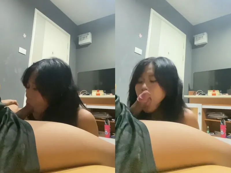 Em mê liếm cục thịt đến mức ho sặc sụ p1